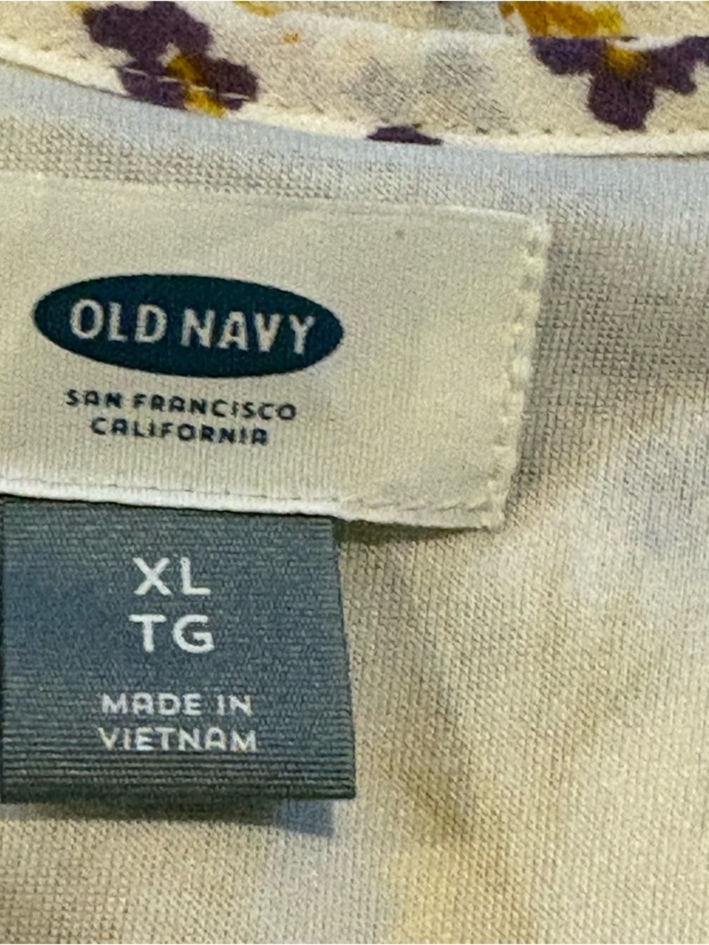 Old Navy Pleated Front Floral Dress Size XL New - Picture 11 of 11